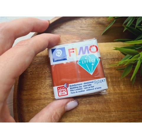 FIMO Effect, copper (metallic), Nr. 27, 57g (2oz), oven-hardening polymer clay, STAEDTLER