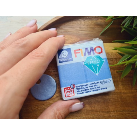 FIMO Effect, metallic blue (metallic), Nr.31, 57g (2oz), oven-hardening polymer clay, STAEDTLER