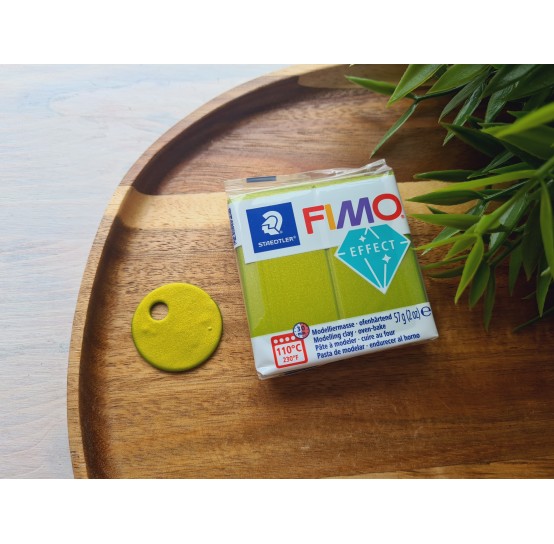 FIMO Effect, metallic green (metallic), Nr.51, 57g (2oz), oven-hardening polymer clay, STAEDTLER