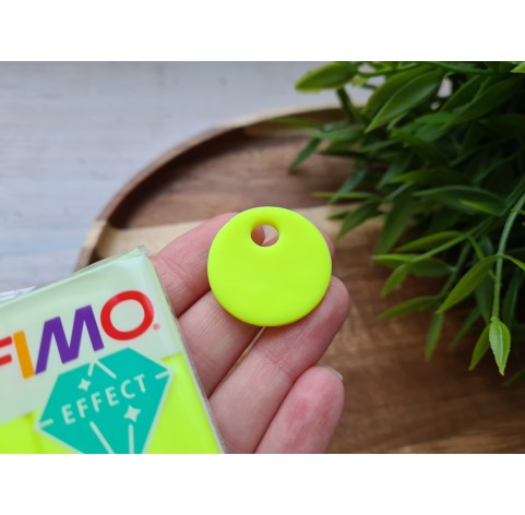 FIMO Effect, neon yellow (neon), Nr. 101, 57g (2oz), oven-hardening polymer clay, STAEDTLER