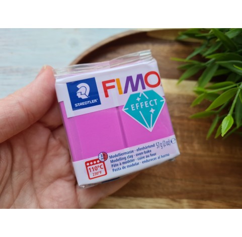 FIMO Effect, neon purple (neon), Nr. 601, 57g (2oz), oven-hardening polymer clay, STAEDTLER