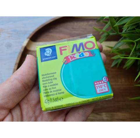 FIMO Kids, green, Nr. 5, 42g (1.5oz), oven-hardening polymer clay, STAEDTLER