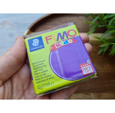 FIMO Kids, violet, Nr. 6, 42g (1.5oz), oven-hardening polymer clay, STAEDTLER