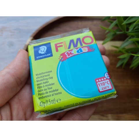 FIMO Kids, turquoise, Nr. 39, 42g (1.5oz), oven-hardening polymer clay, STAEDTLER