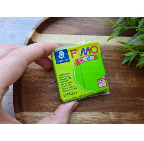 FIMO Kids, lime, Nr. 51, 42g (1.5oz), oven-hardening polymer clay, STAEDTLER