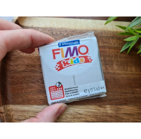 FIMO Kids, light grey, Nr. 80, 42g (1.5oz), oven-hardening polymer clay, STAEDTLER