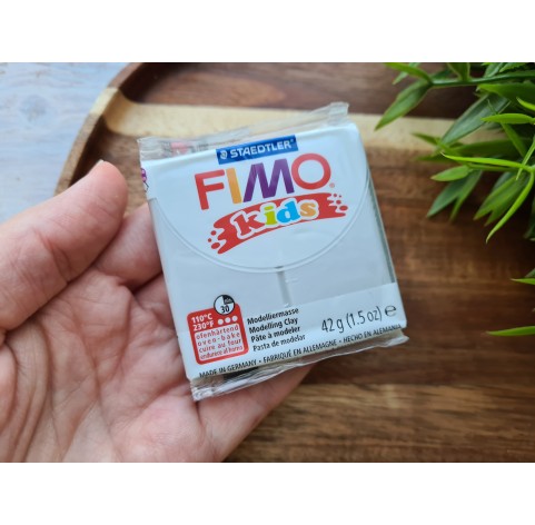 FIMO Kids, light grey, Nr. 80, 42g (1.5oz), oven-hardening polymer clay, STAEDTLER