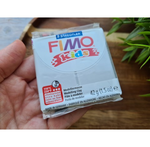 FIMO Kids, light grey, Nr. 80, 42g (1.5oz), oven-hardening polymer clay, STAEDTLER