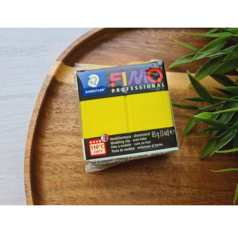 FIMO Professional, lemon yellow, Nr. 1, 85g (3oz), oven-hardening polymer clay, STAEDTLER