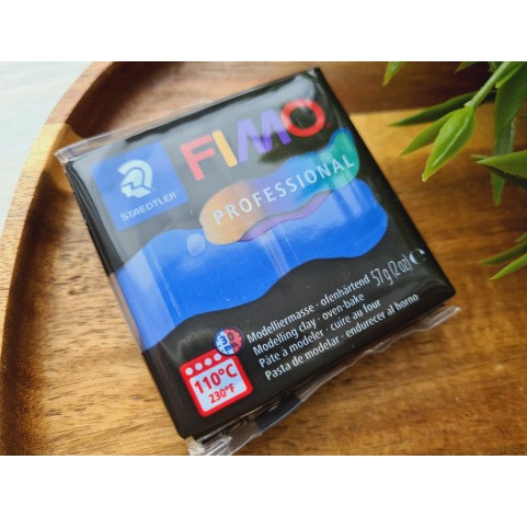 FIMO Professional, royal blue, Nr. 3, 57g (3oz), oven-hardening polymer clay, STAEDTLER