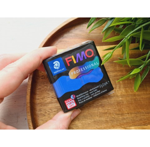 FIMO Professional, royal blue, Nr. 3, 57g (3oz), oven-hardening polymer clay, STAEDTLER