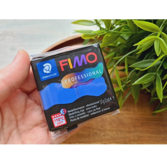 FIMO Professional, royal blue, Nr. 3, 57g (3oz), oven-hardening polymer clay, STAEDTLER