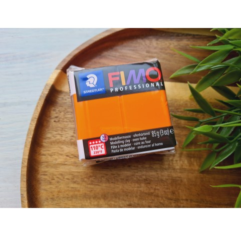 FIMO Professional, orange, Nr. 4, 85g (3oz), oven-hardening polymer clay, STAEDTLER