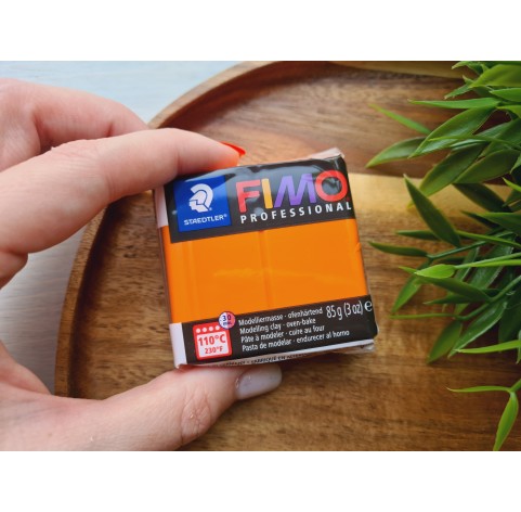 FIMO Professional, orange, Nr. 4, 85g (3oz), oven-hardening polymer clay, STAEDTLER