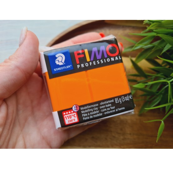 FIMO Professional, orange, Nr. 4, 85g (3oz), oven-hardening polymer clay, STAEDTLER