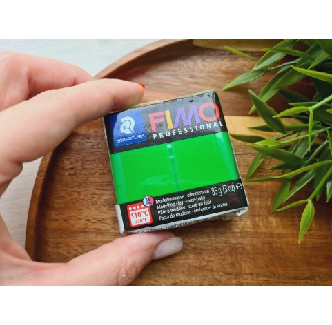 FIMO Professional, sap green, Nr. 5, 85g (3oz), oven-hardening polymer clay, STAEDTLER