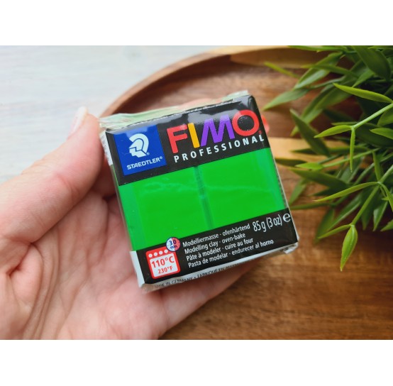 FIMO Professional, sap green, Nr. 5, 85g (3oz), oven-hardening polymer clay, STAEDTLER