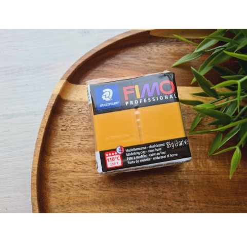 FIMO Professional, ochre, Nr. 17, 85g (3oz), oven-hardening polymer clay, STAEDTLER