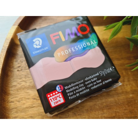 FIMO Professional, dusty pink, Nr. 20, 57g (3oz), oven-hardening polymer clay, STAEDTLER