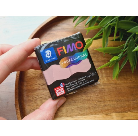 FIMO Professional, dusty pink, Nr. 20, 57g (3oz), oven-hardening polymer clay, STAEDTLER