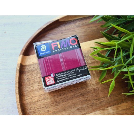 FIMO Professional, bordeaux, Nr. 23, 85g (3oz), oven-hardening polymer clay, STAEDTLER