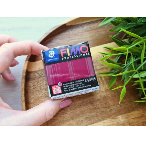 FIMO Professional, bordeaux, Nr. 23, 85g (3oz), oven-hardening polymer clay, STAEDTLER