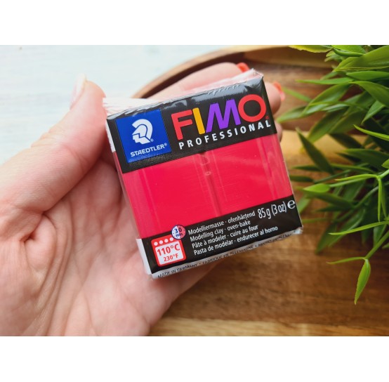 FIMO Professional, carmine, Nr. 29, 85g (3oz), oven-hardening polymer clay, STAEDTLER