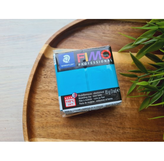 FIMO Professional, turquoise, Nr. 32, 85g (3oz), oven-hardening polymer clay, STAEDTLER