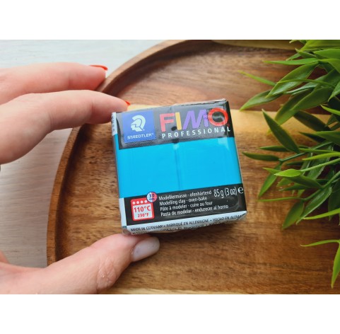 FIMO Professional, turquoise, Nr. 32, 85g (3oz), oven-hardening polymer clay, STAEDTLER