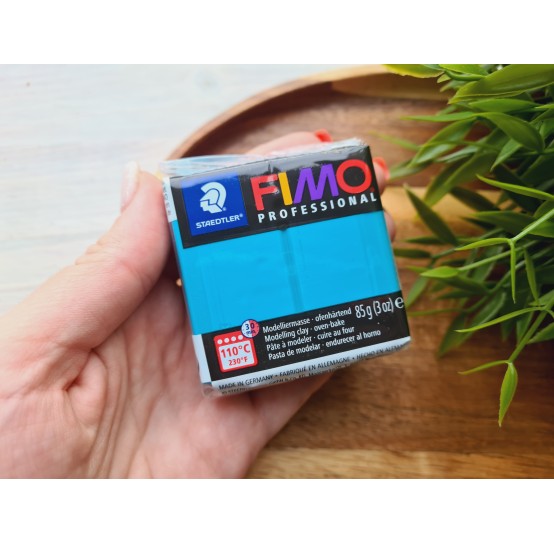 FIMO Professional, turquoise, Nr. 32, 85g (3oz), oven-hardening polymer clay, STAEDTLER