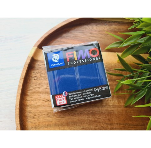 FIMO Professional, navy blue, Nr. 34, 85g (3oz), oven-hardening polymer clay, STAEDTLER