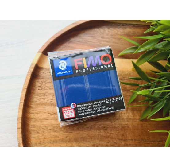 FIMO Professional, navy blue, Nr. 34, 85g (3oz), oven-hardening polymer clay, STAEDTLER