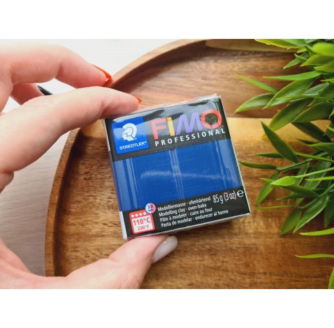 FIMO Professional, navy blue, Nr. 34, 85g (3oz), oven-hardening polymer clay, STAEDTLER