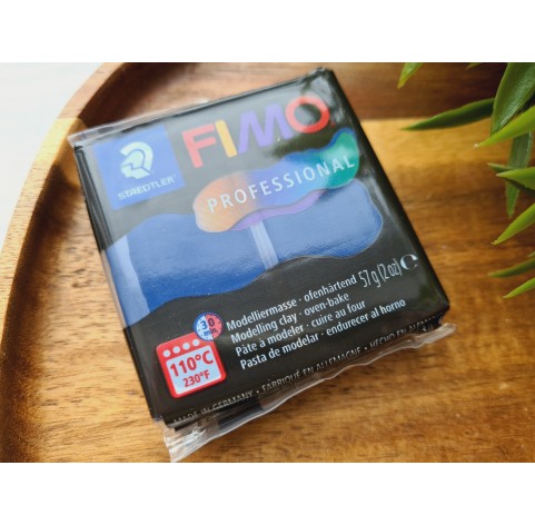 FIMO Professional, navy blue, Nr. 34, 57g (3oz), oven-hardening polymer clay, STAEDTLER