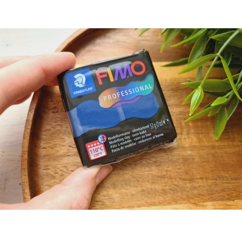 FIMO Professional, navy blue, Nr. 34, 57g (3oz), oven-hardening polymer clay, STAEDTLER