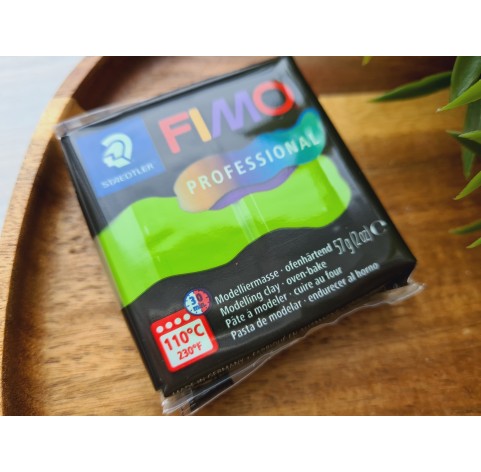 FIMO Professional, light green, Nr. 51, 57g (3oz), oven-hardening polymer clay, STAEDTLER