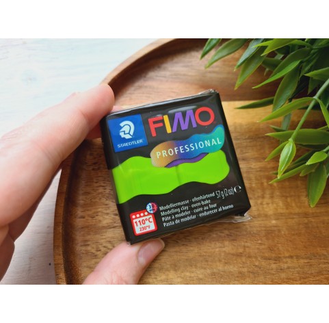 FIMO Professional, light green, Nr. 51, 57g (3oz), oven-hardening polymer clay, STAEDTLER