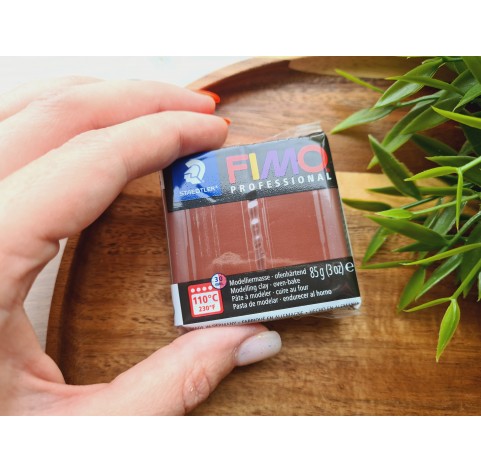 FIMO Professional, chocolate, Nr. 77, 85g (3oz), oven-hardening polymer clay, STAEDTLER