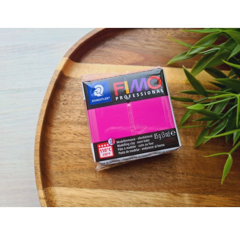 FIMO Professional, true magenta, Nr. 210, 85g (3oz), oven-hardening polymer clay, STAEDTLER