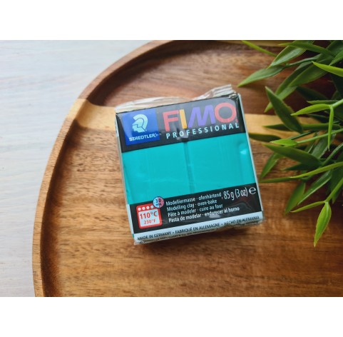 FIMO Professional, true green, Nr. 500, 85g (3oz), oven-hardening polymer clay, STAEDTLER