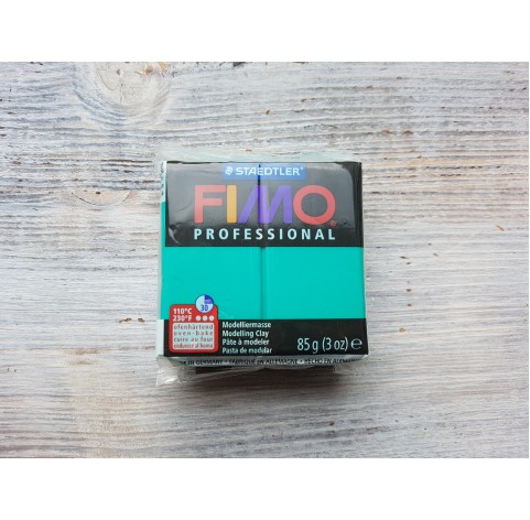 FIMO Professional, true green, Nr. 500, 85g (3oz), oven-hardening polymer clay, STAEDTLER