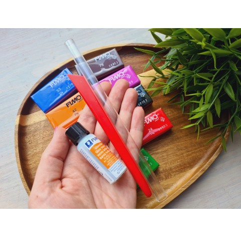 FIMO Basic, pack of 9 colors, 225g (7.92oz), oven-hardening polymer clay, STAEDTLER