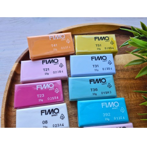 FIMO Fashion, pack of 12 colors, 300g (10.58oz), oven-hardening polymer clay, STAEDTLER