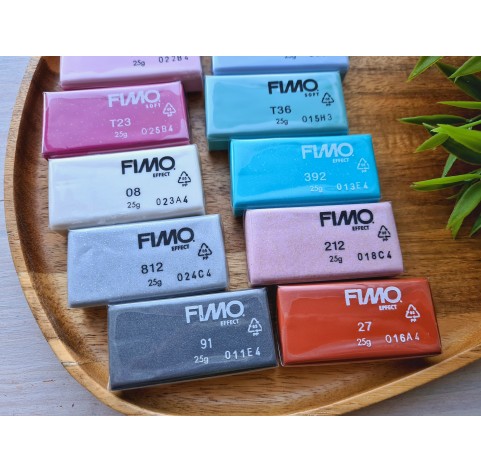 FIMO Fashion, pack of 12 colors, 300g (10.58oz), oven-hardening polymer clay, STAEDTLER