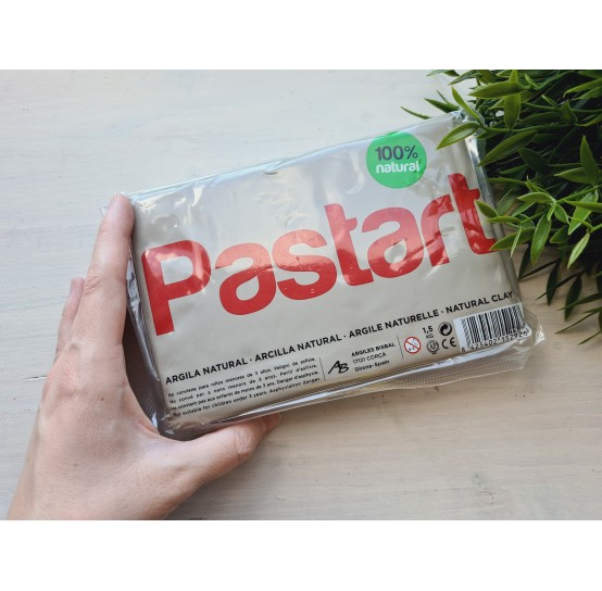 Natural modeling clay Pastart, white, 1.500 kg