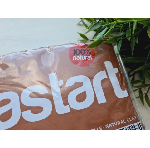 Natural modeling clay Pastart, brown, 1.500 kg
