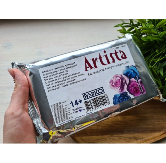Padico Artista Soft, white, extremely lightweight modeling clay, 170 g