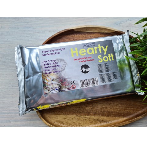 Padico Hearty, white, soft lightweight modeling clay, 200 g