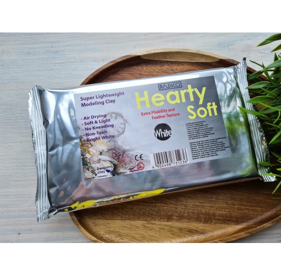 Padico Hearty, white, soft lightweight modeling clay, 200 g