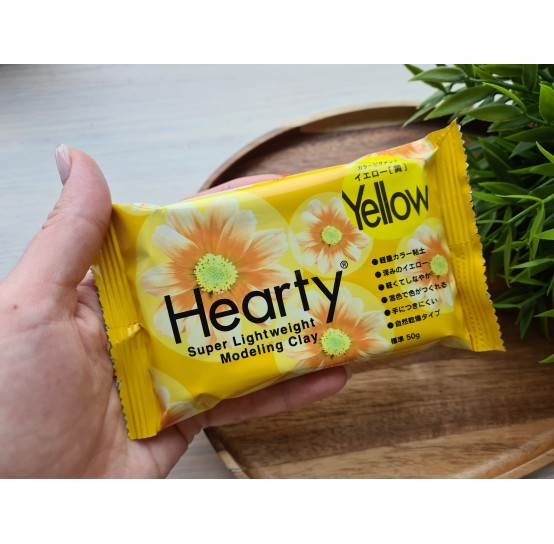 Padico Hearty, yellow, super lightweight modeling clay, 50 g